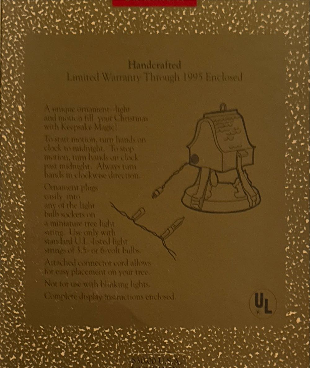 Enchanted Clock - Magic - Light And Motion ornament collectible [Barcode 070000027574] - Main Image 2