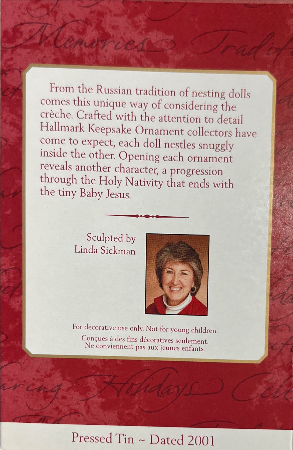 Nesting Nativity - Club Edition Ornament (Nativity) ornament collectible - Main Image 2