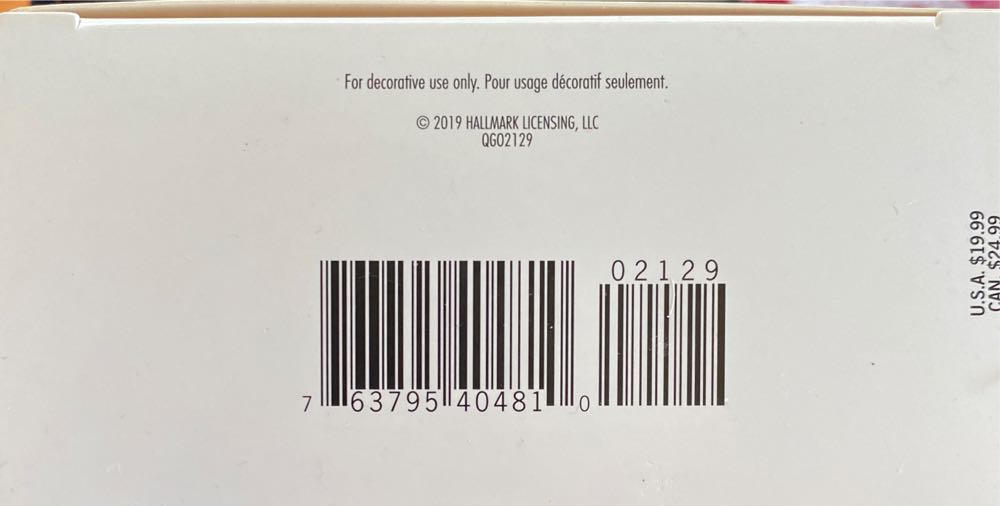 A Memorable Year  (Photo Holder) ornament collectible [Barcode 763795404810] - Main Image 3