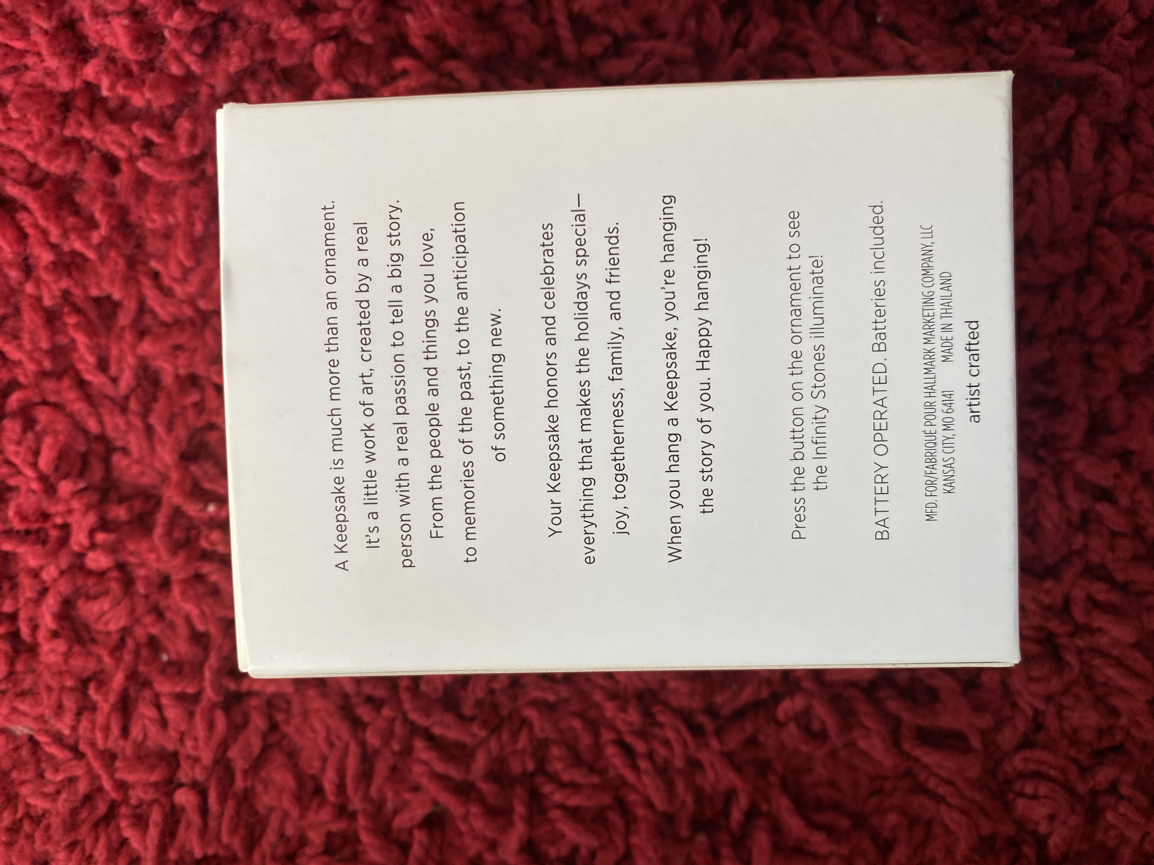 Infinity Gauntlet - Marvel Avengers Endgame (Marvel) ornament collectible [Barcode 763795493470] - Main Image 3