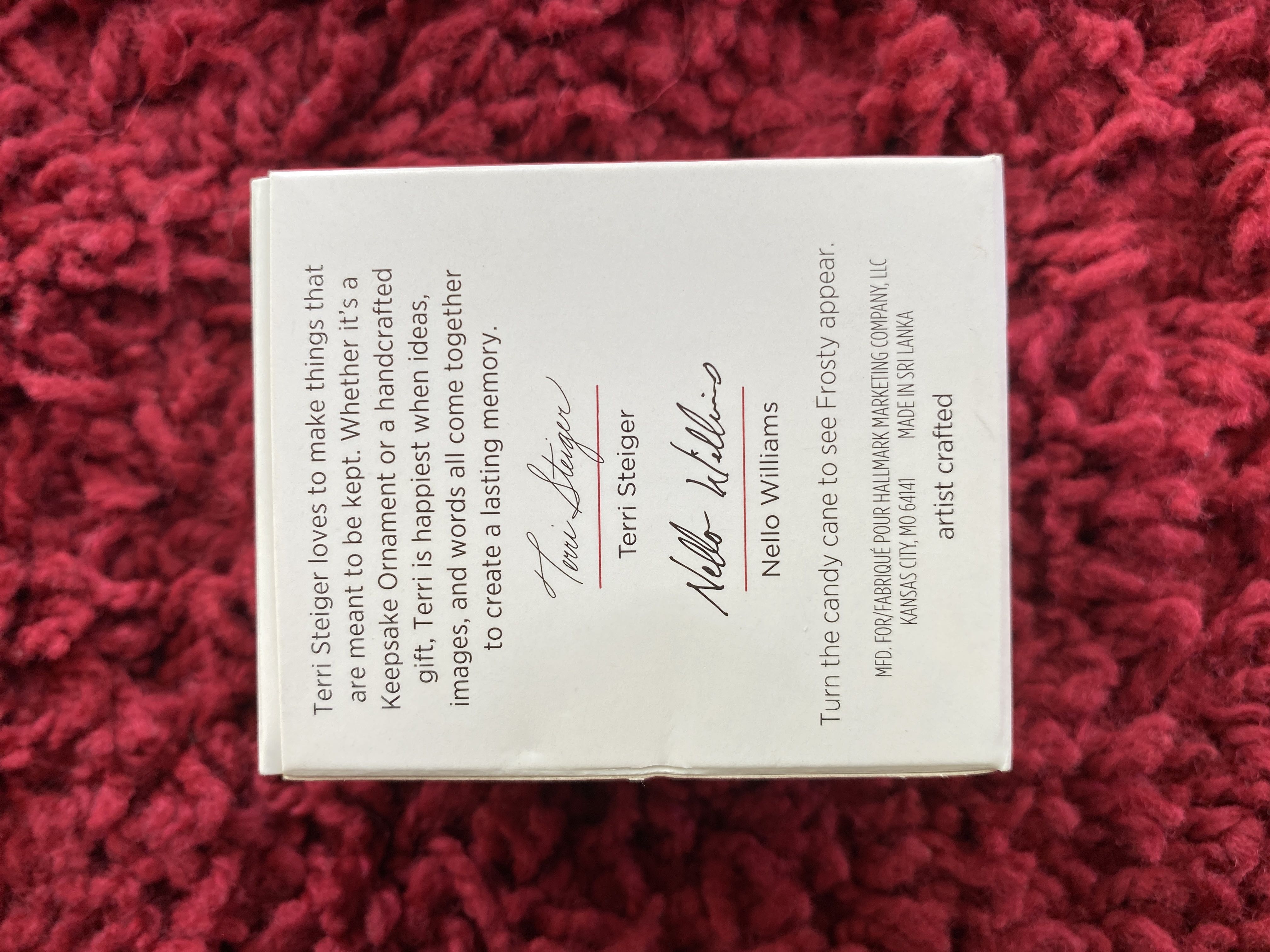 Miniature Frosty Friends Frosty Surprise - Mini (Frosty Friends) ornament collectible [Barcode 763795447183] - Main Image 3