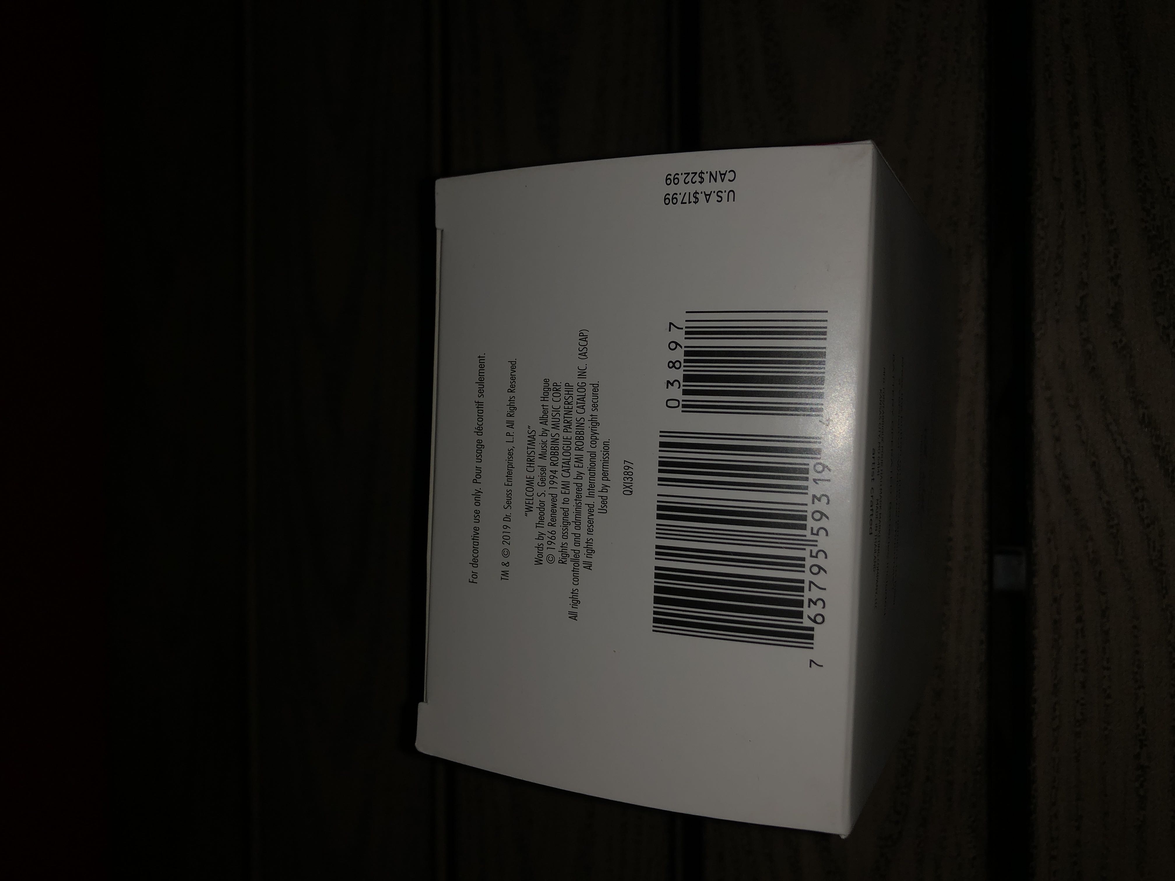 Welcome Christmas - Dr. Seuss Books (Book Characters) ornament collectible [Barcode 763795593194] - Main Image 4