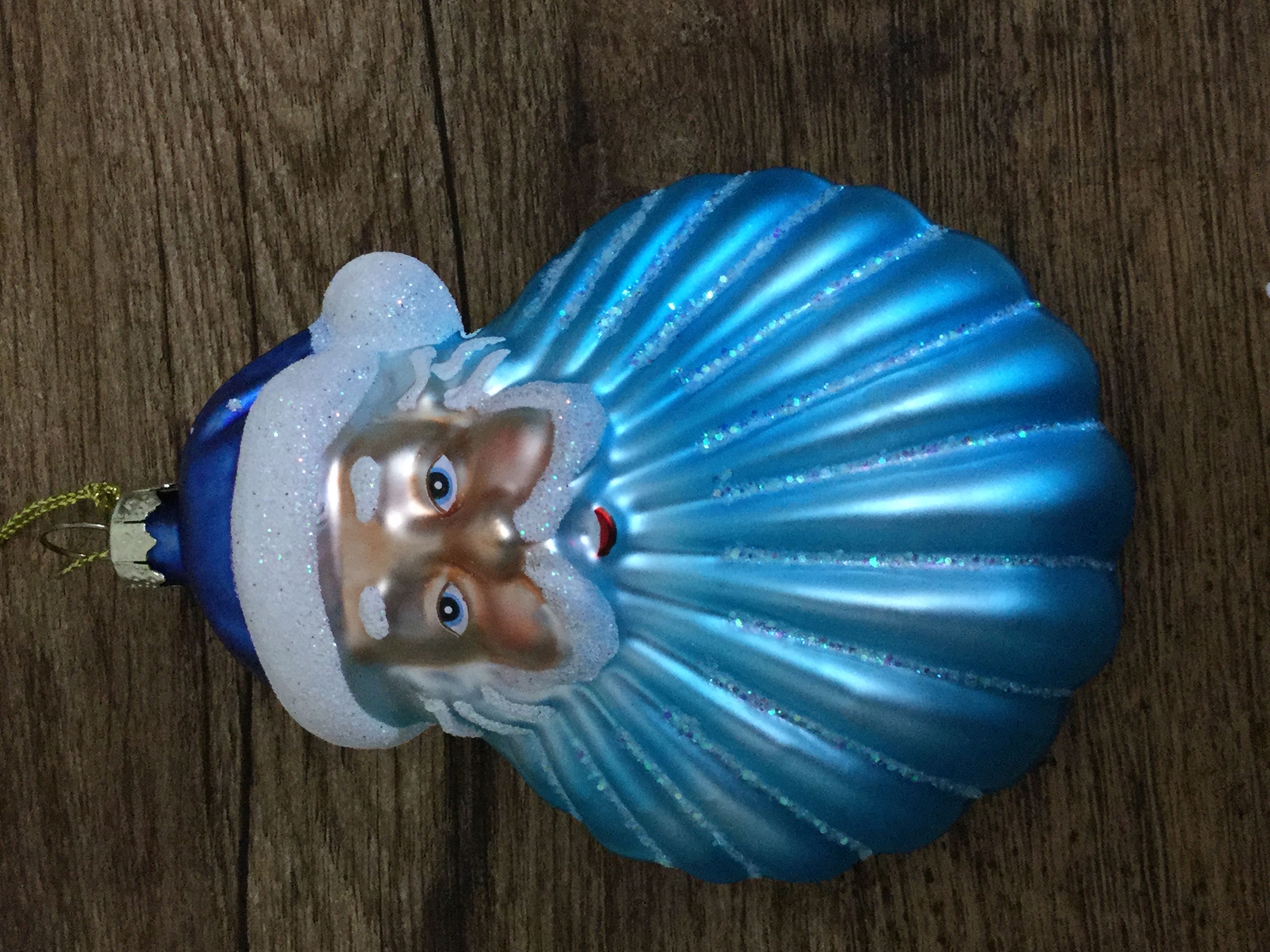 Seashell Santa  ornament collectible - Main Image 2