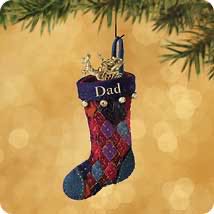 Dad Stuffed Stocking  (House & Family) ornament collectible [Barcode 015012705959] - Main Image 2
