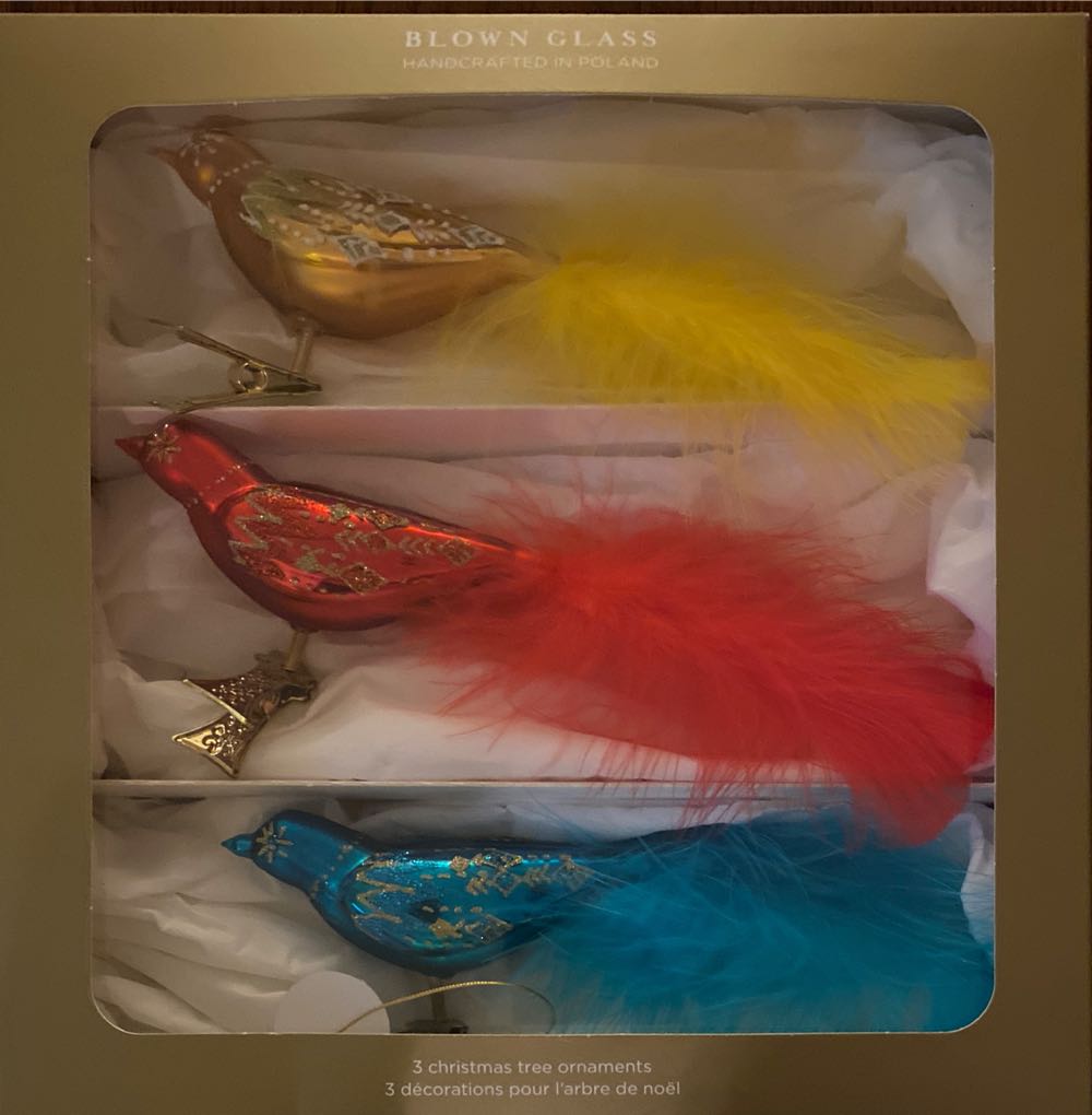 Three Pretty Birds - Heritage Collection (Birds) ornament collectible [Barcode 763795469901] - Main Image 1