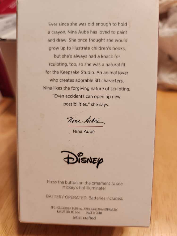 The Sorcerer’s Apprentice - Disney Fantasia (Disney) ornament collectible [Barcode 763795493463] - Main Image 4