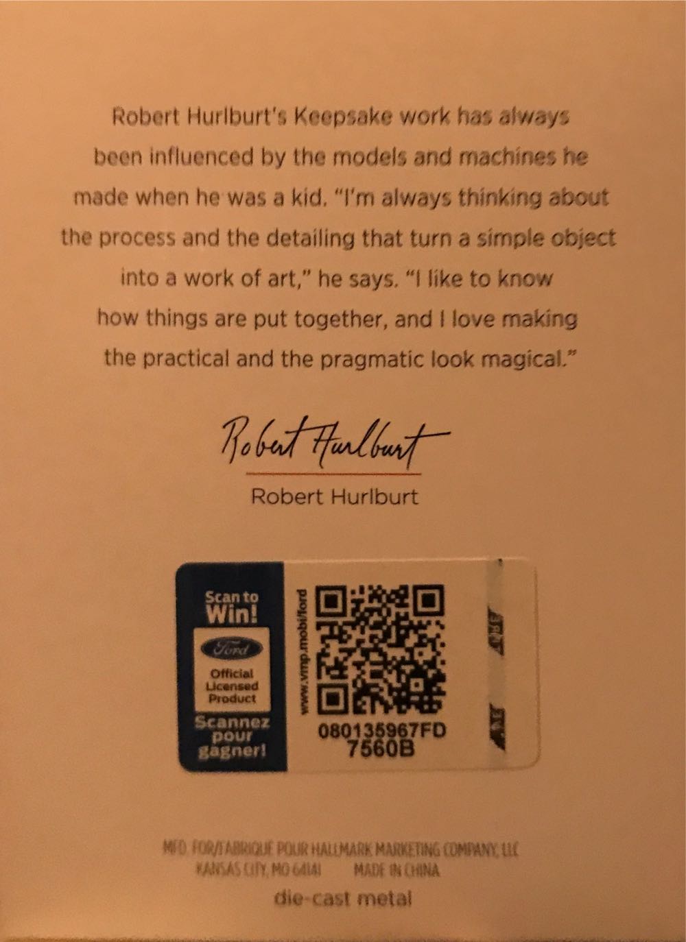 All American Trucks #24 1954 Mercury M100 - All-American Trucks (Vehicles) ornament collectible [Barcode 763795344246] - Main Image 4