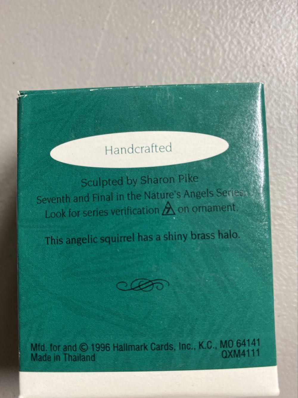 Nature’s Angels #7 Squirrel - Nature’s Angels (Miniature) ornament collectible [Barcode 015012290240] - Main Image 2