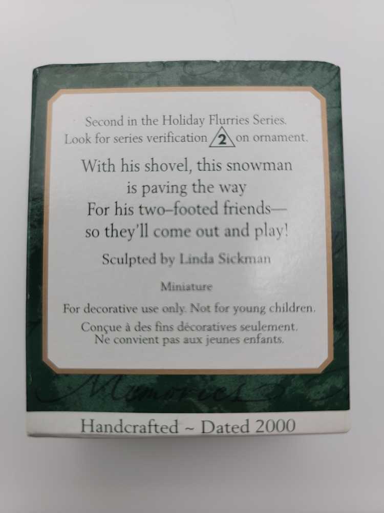 Miniature Holiday Flurries #2 - Minatures (Christmas Ornament) ornament collectible [Barcode 015012528442] - Main Image 3