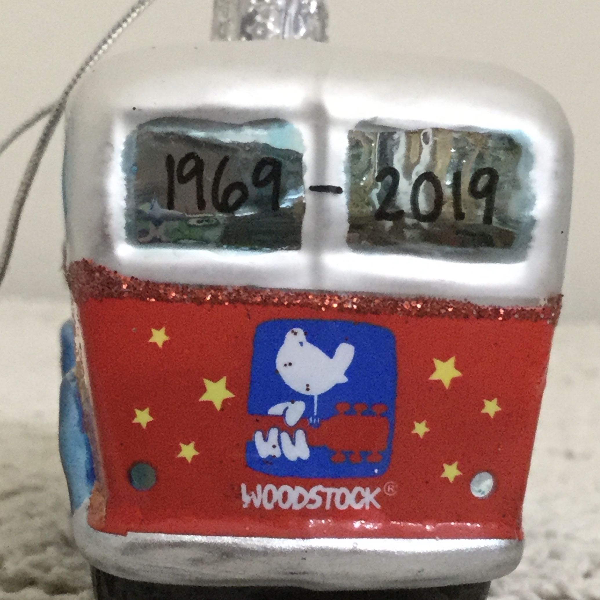Woodstock Bus, 50th Anniversary  ornament collectible - Main Image 2