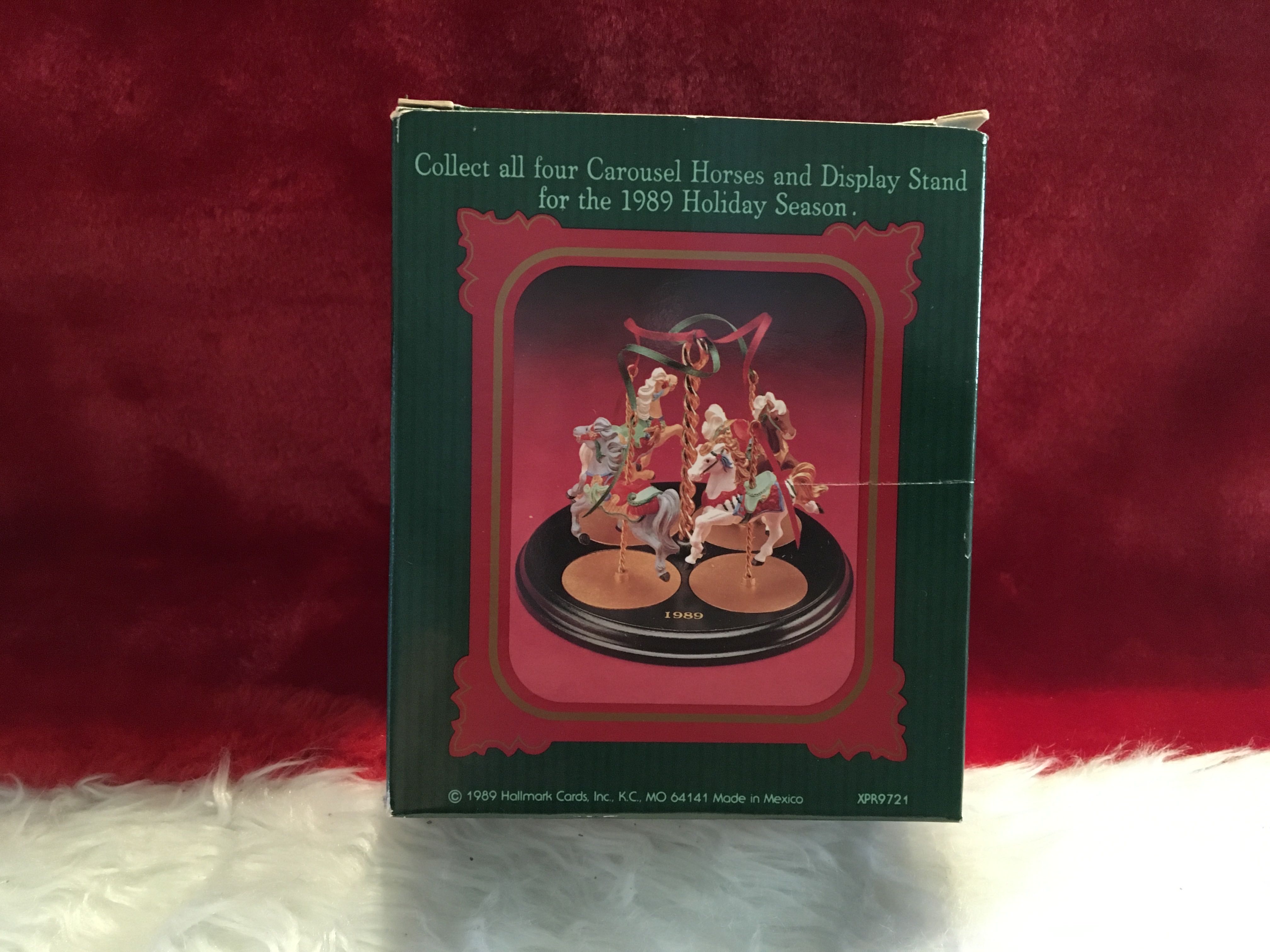 CH#4 - “Ginger” - Christmas Carousel Horse (Carousel Horse) ornament collectible [Barcode 070000022838] - Main Image 2