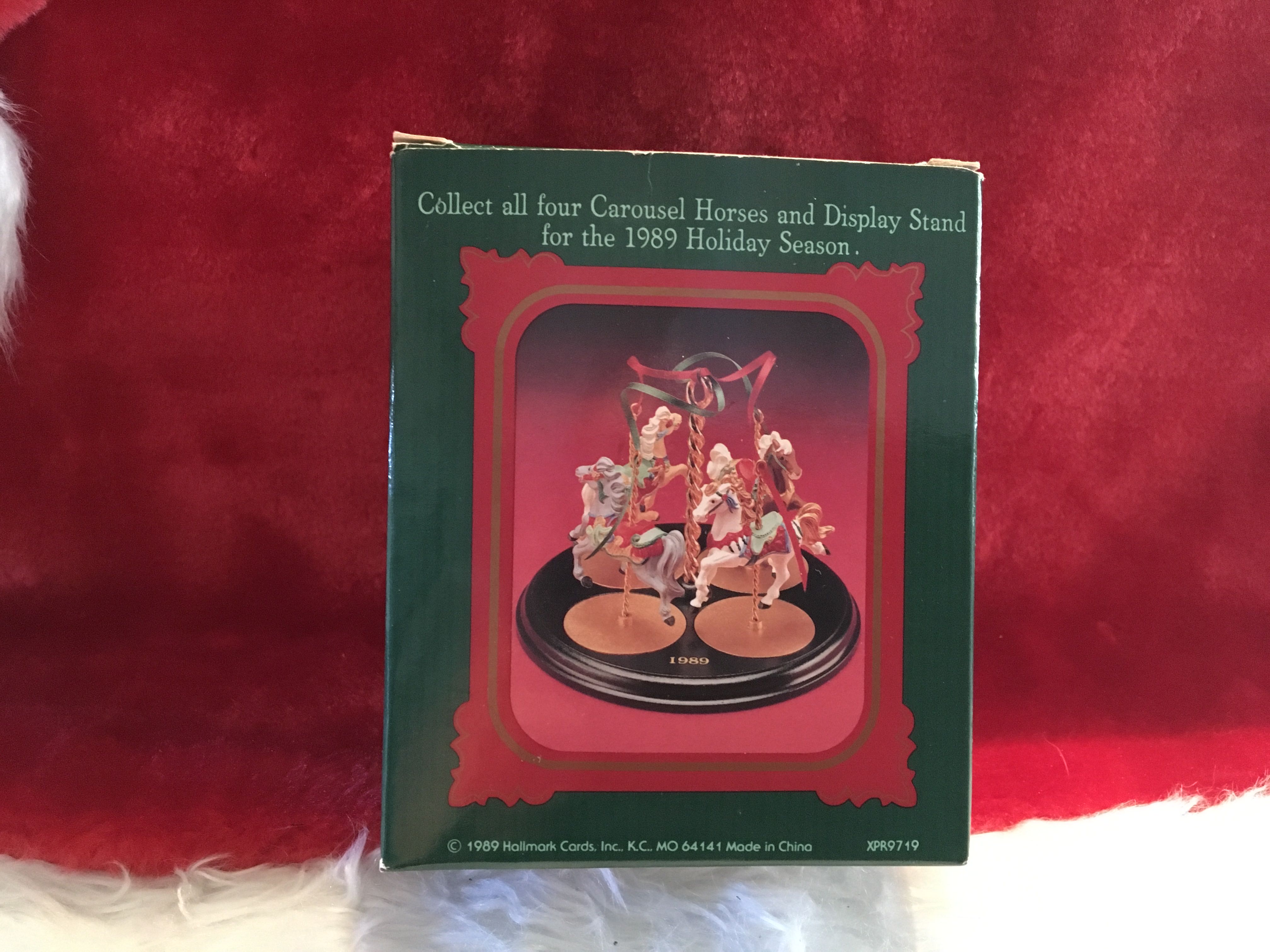 CH - “Snow” - Carousel Horses (Carousel Horse) ornament collectible [Barcode 070000022838] - Main Image 2