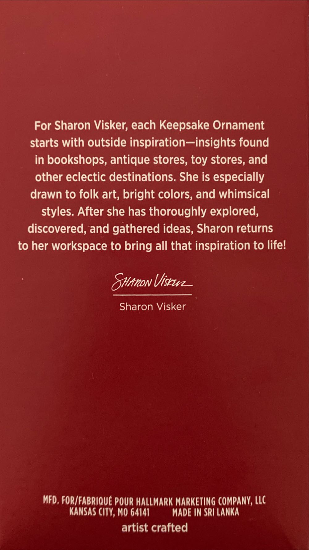 #12 SE Sweets For My Sweet - Season’s Treatings (Sweets) ornament collectible [Barcode 763795577262] - Main Image 3