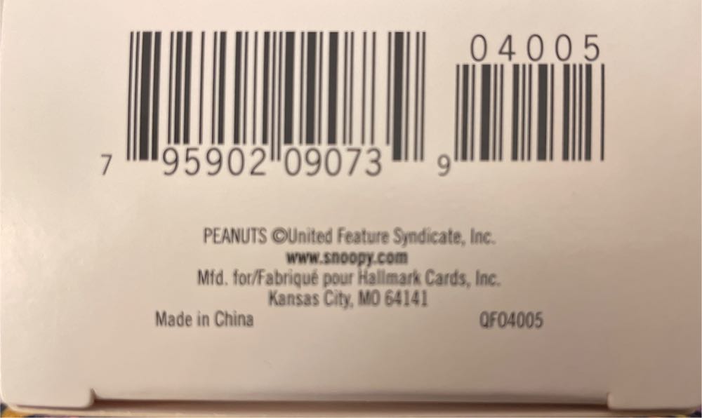 TPG09 Dressed-up Duo The Peanuts Gang - The Peanuts Gang (Halloween - The Peanuts Gang) ornament collectible [Barcode 795902090739] - Main Image 3