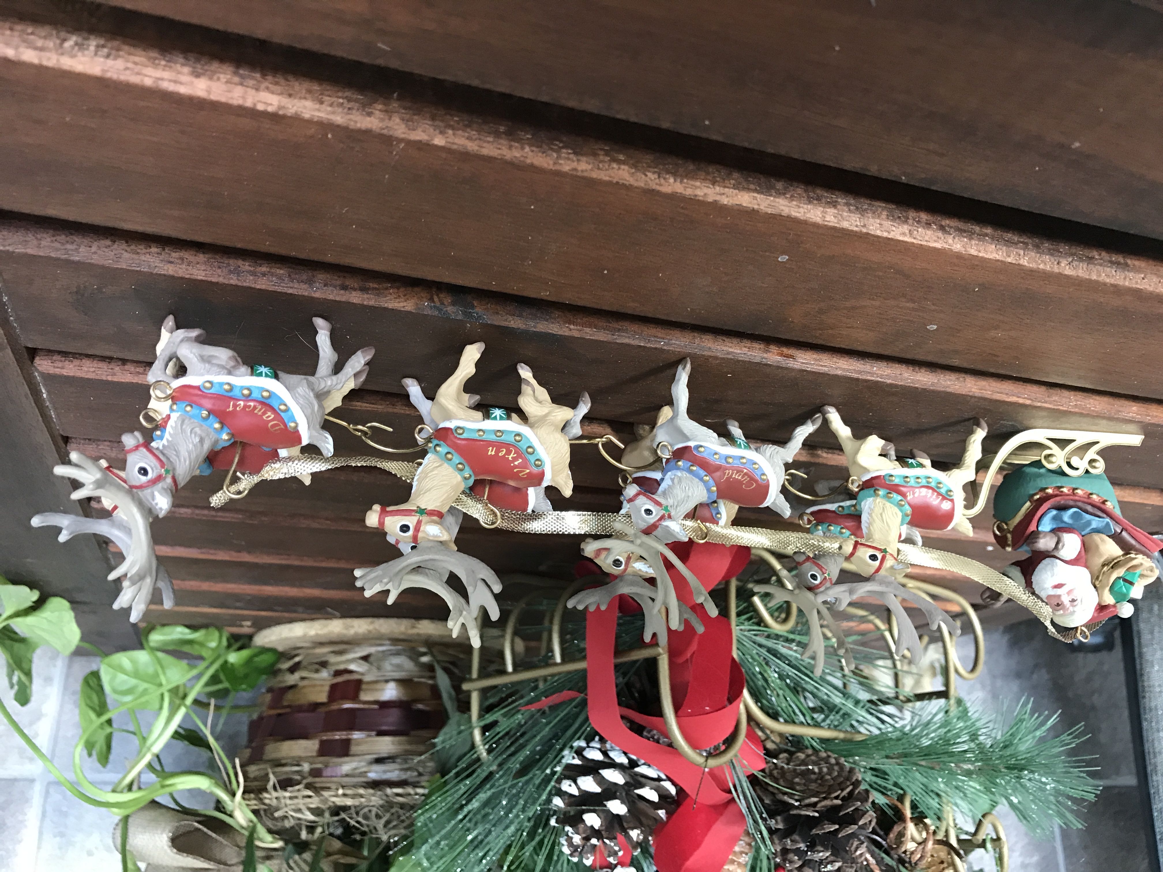 Comet And Cupid - Santa And His Reindeer (Christmas) ornament collectible - Main Image 2