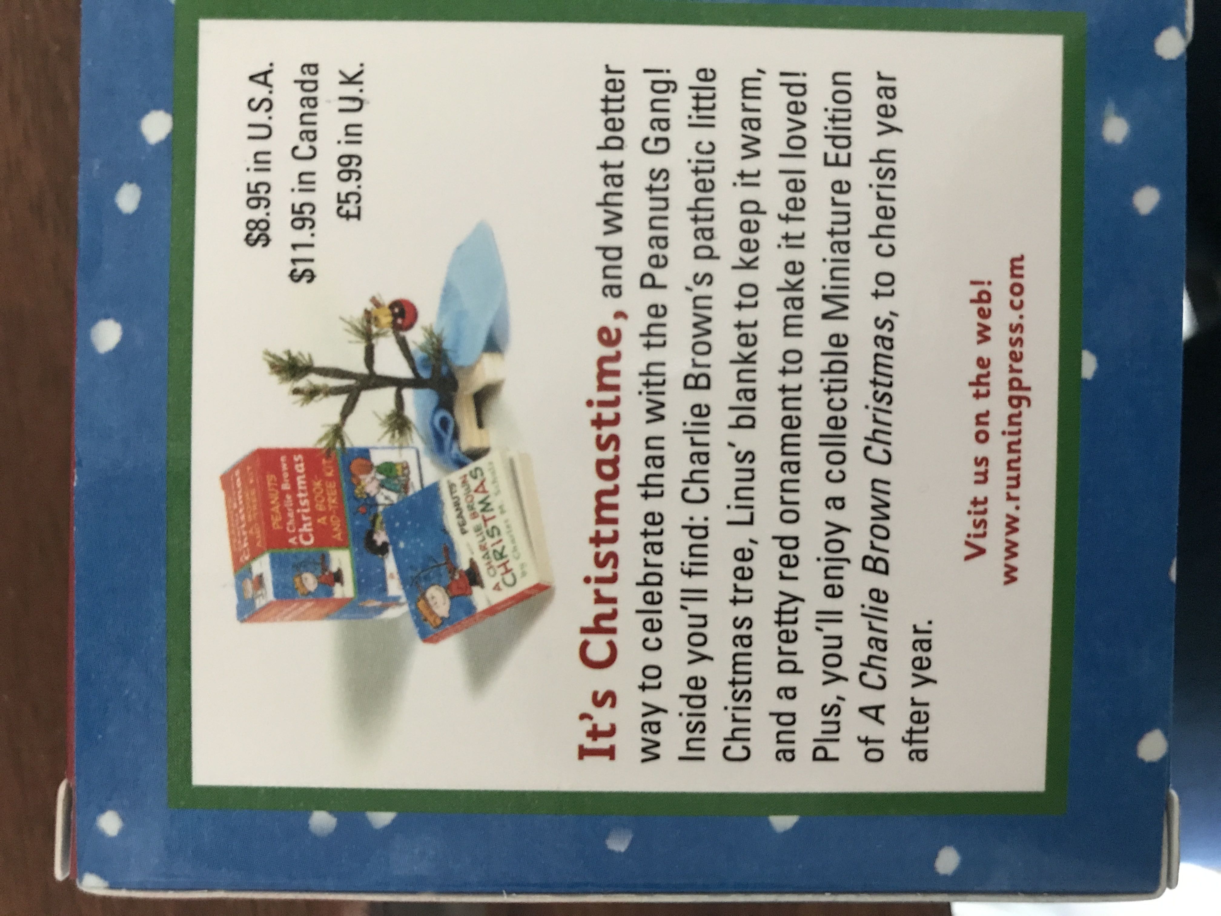 A Charlie Brown Christmas .. A Book-and-Tree Kit  (Peanuts) ornament collectible [Barcode 048693431459] - Main Image 2