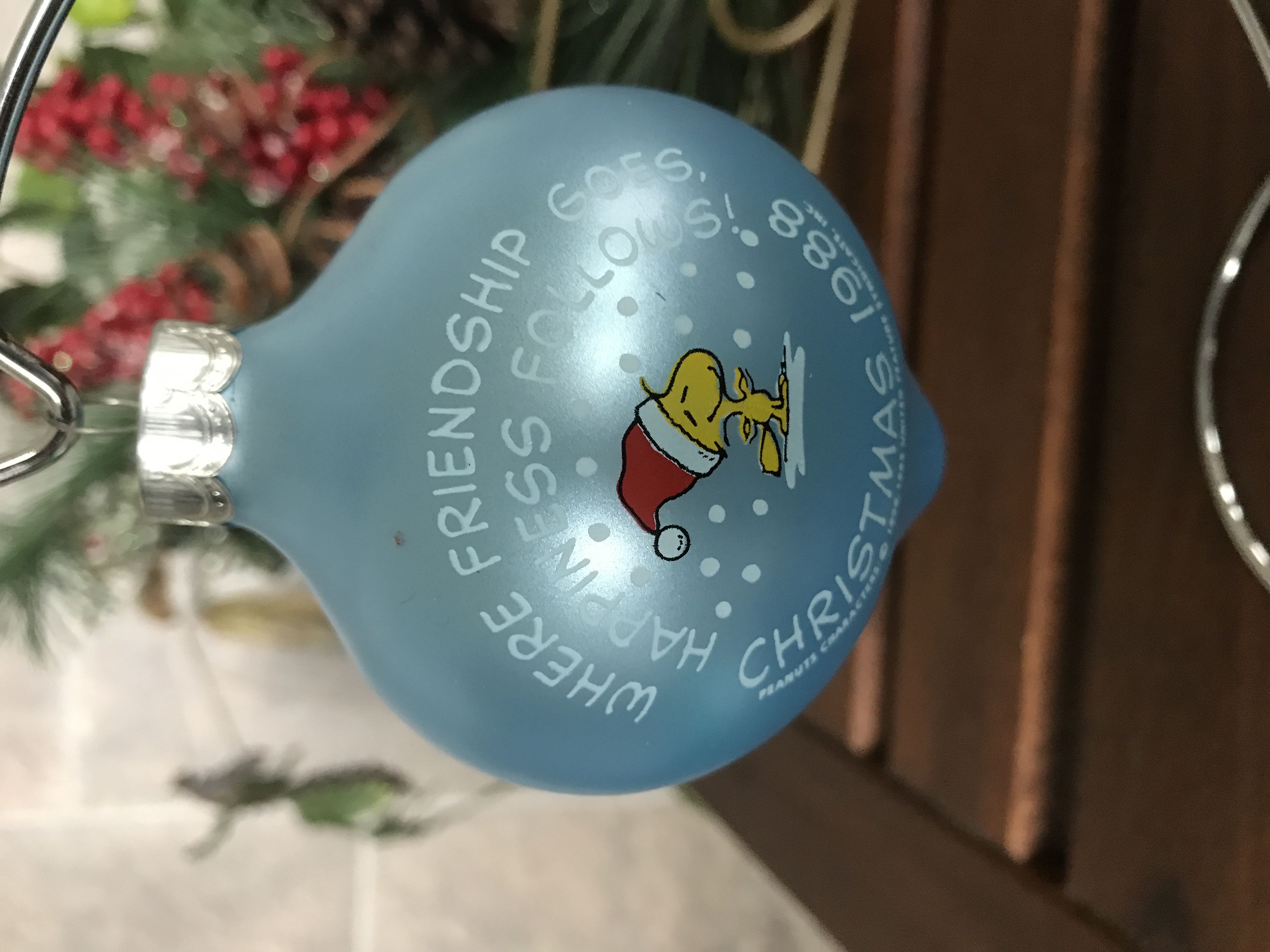 Peanuts Ornament Ball 1988  (Peanuts) ornament collectible - Main Image 2