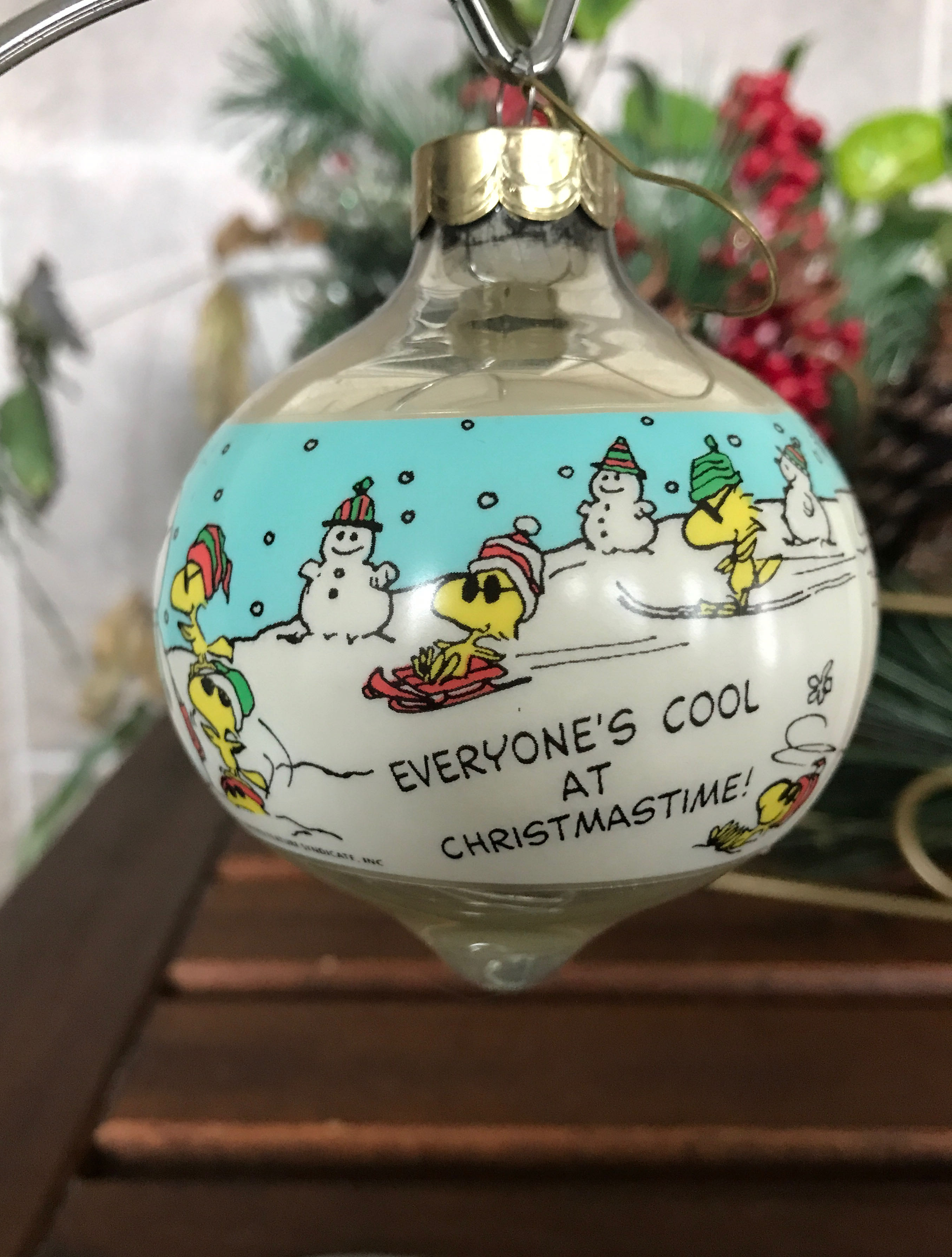 Peanuts Ornament Ball 1987  ornament collectible - Main Image 2