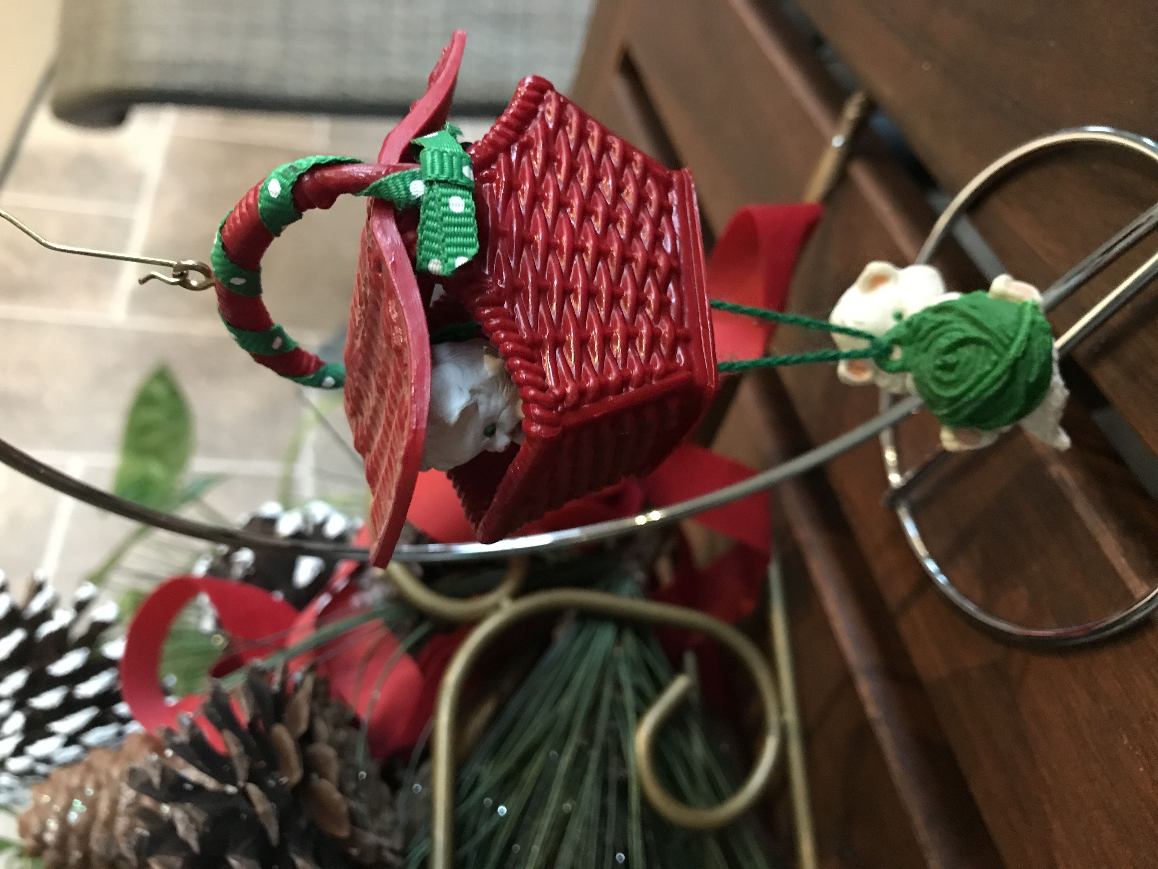 Peek-a-Boo Kitties  (Cats) ornament collectible - Main Image 2