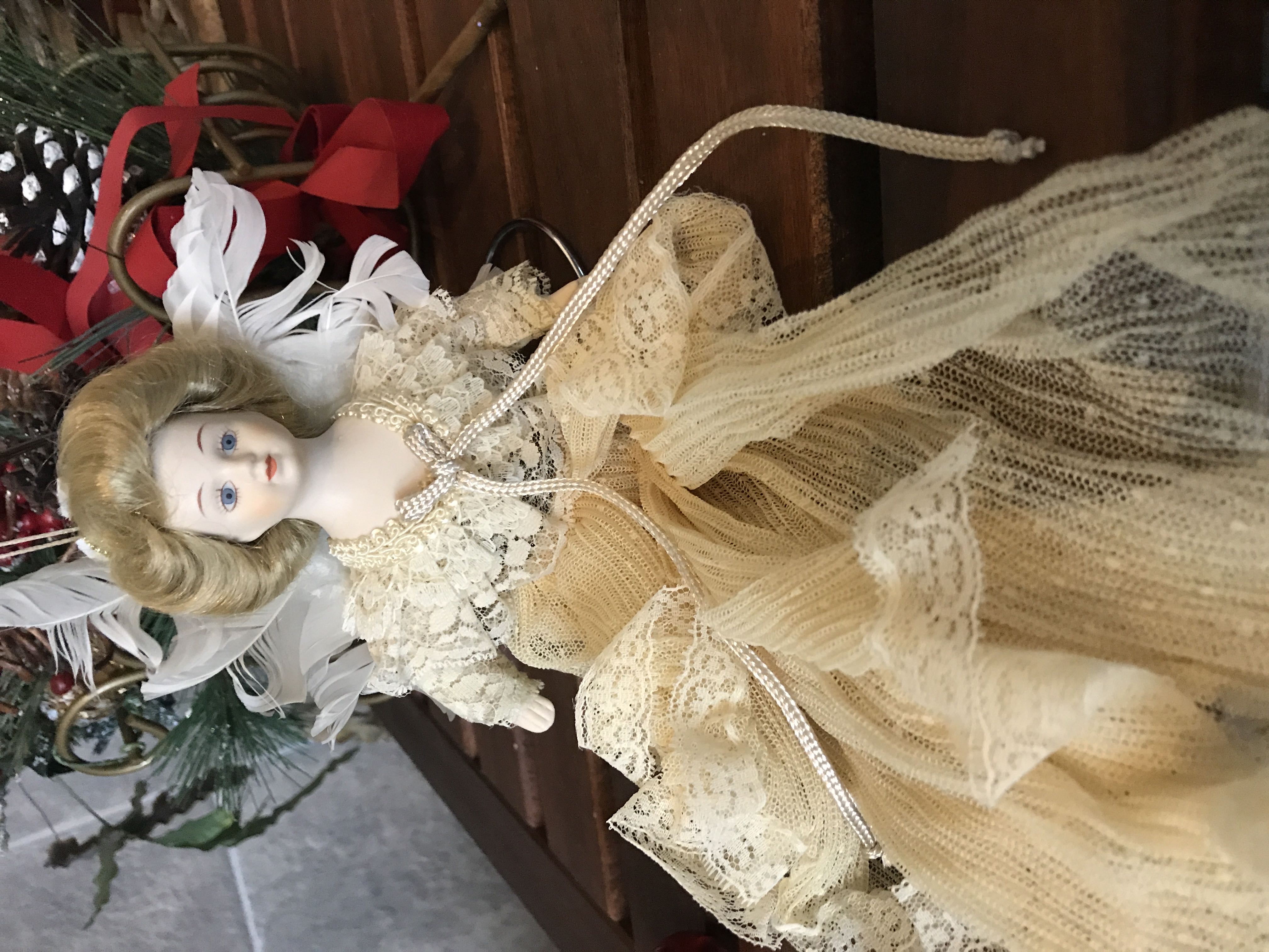 Hand-sewn Felt Heart with Cats