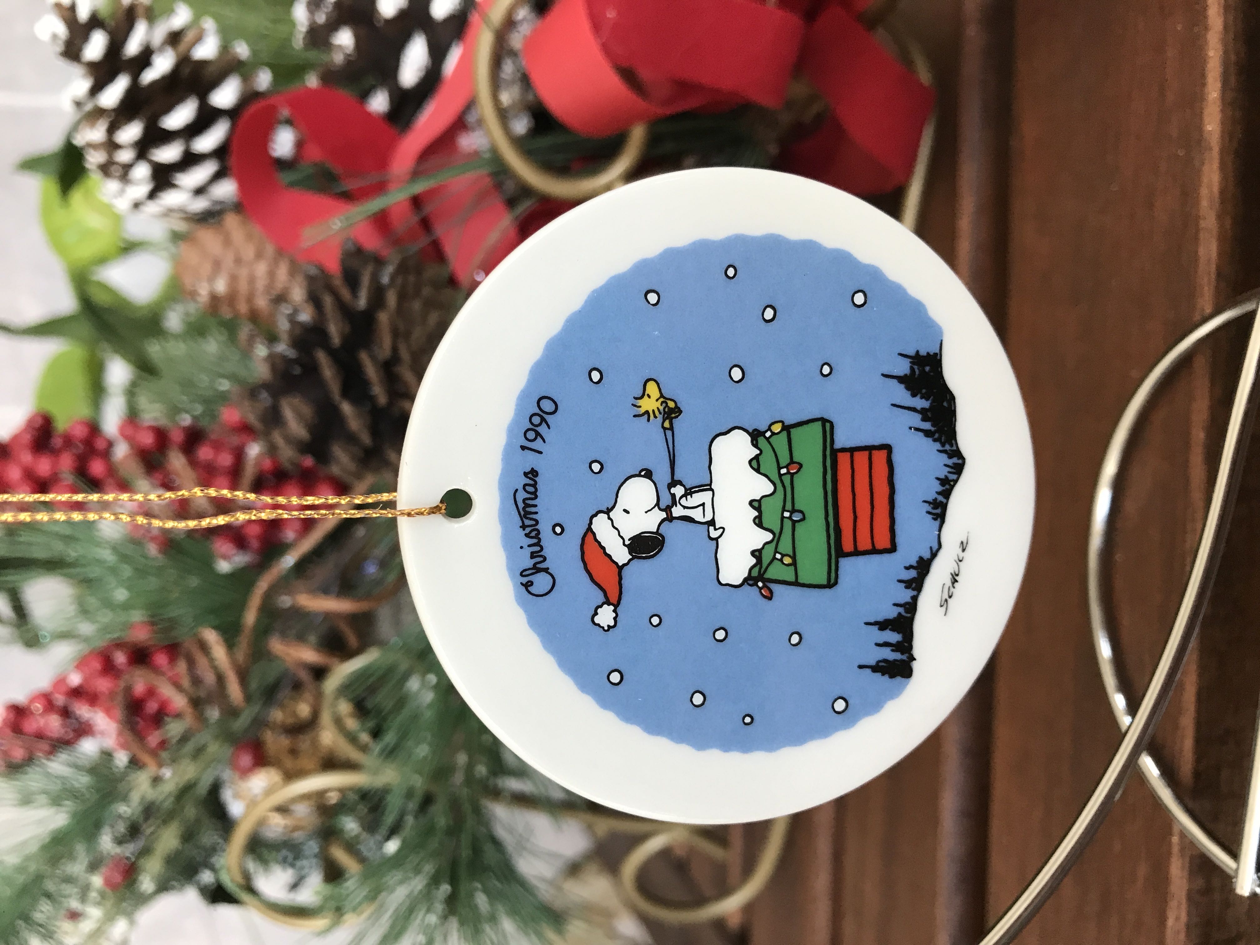 Peanuts Disc 1990  (Peanuts) ornament collectible - Main Image 2