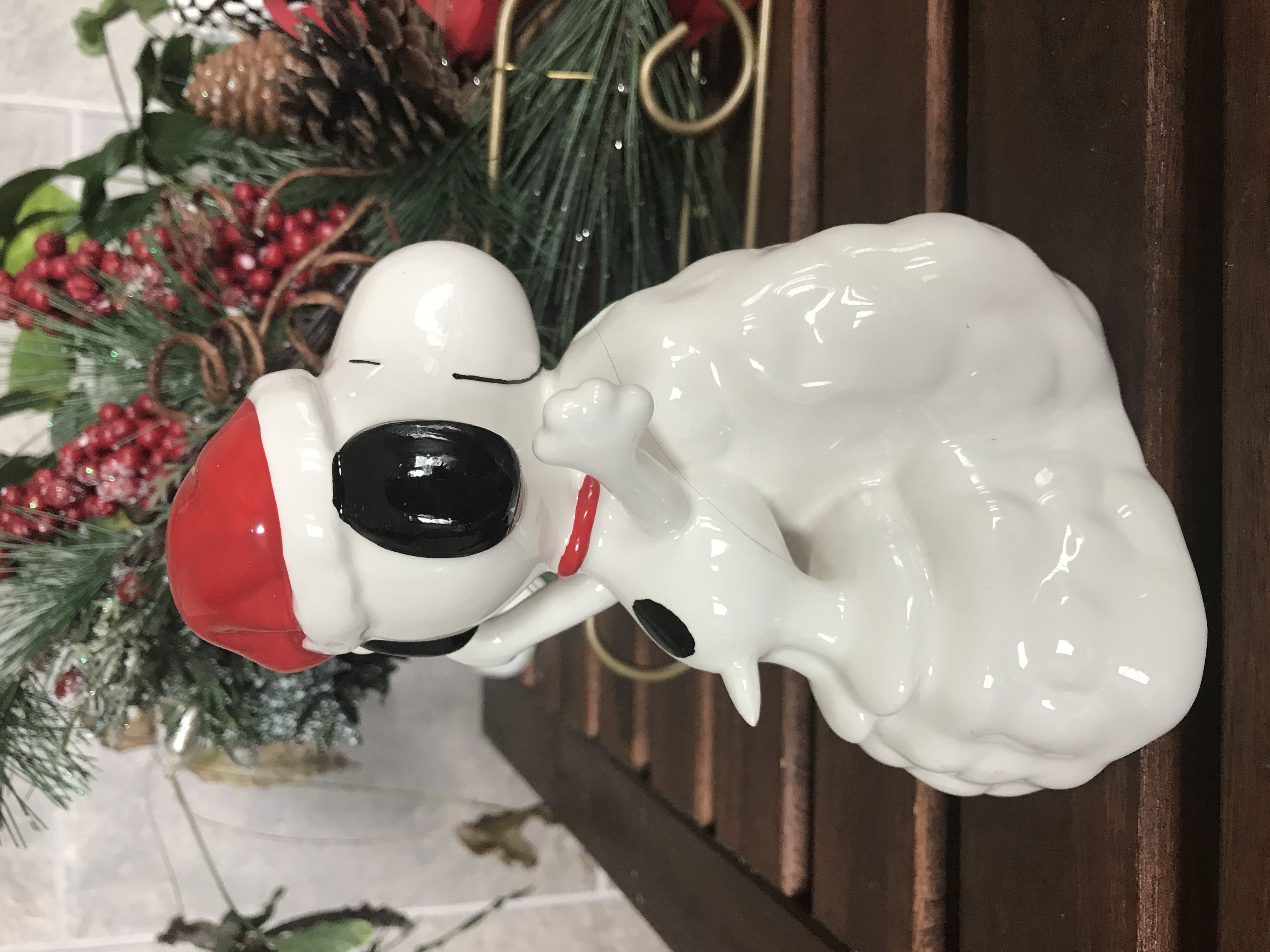 Snoopy The Snowman Music Box  (Peanuts) ornament collectible - Main Image 2
