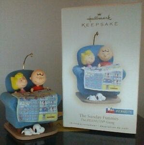 Sunday Funnies - Peanuts Non-Christmas (Peanuts) ornament collectible - Main Image 2
