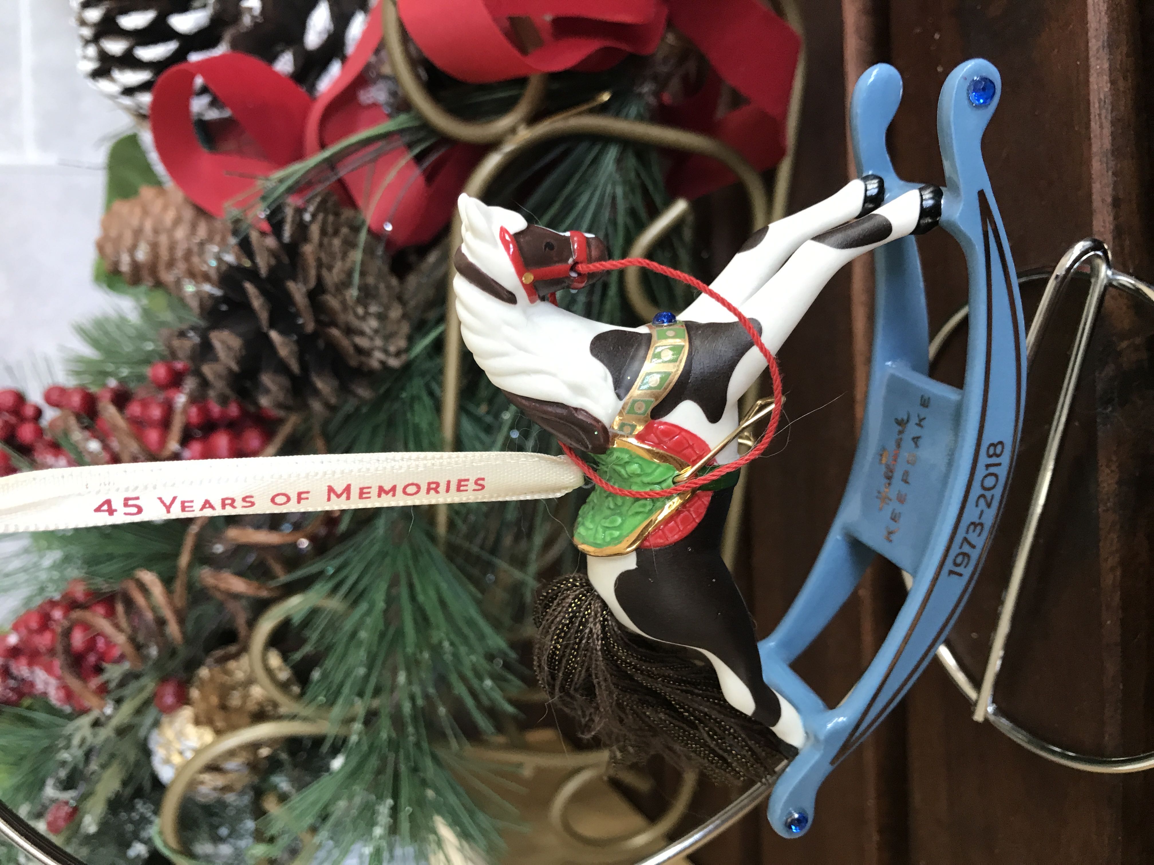 Forty Five Years Of Memories Rocking Horse - Rocking Horse Series (Rocking Horse) ornament collectible - Main Image 2