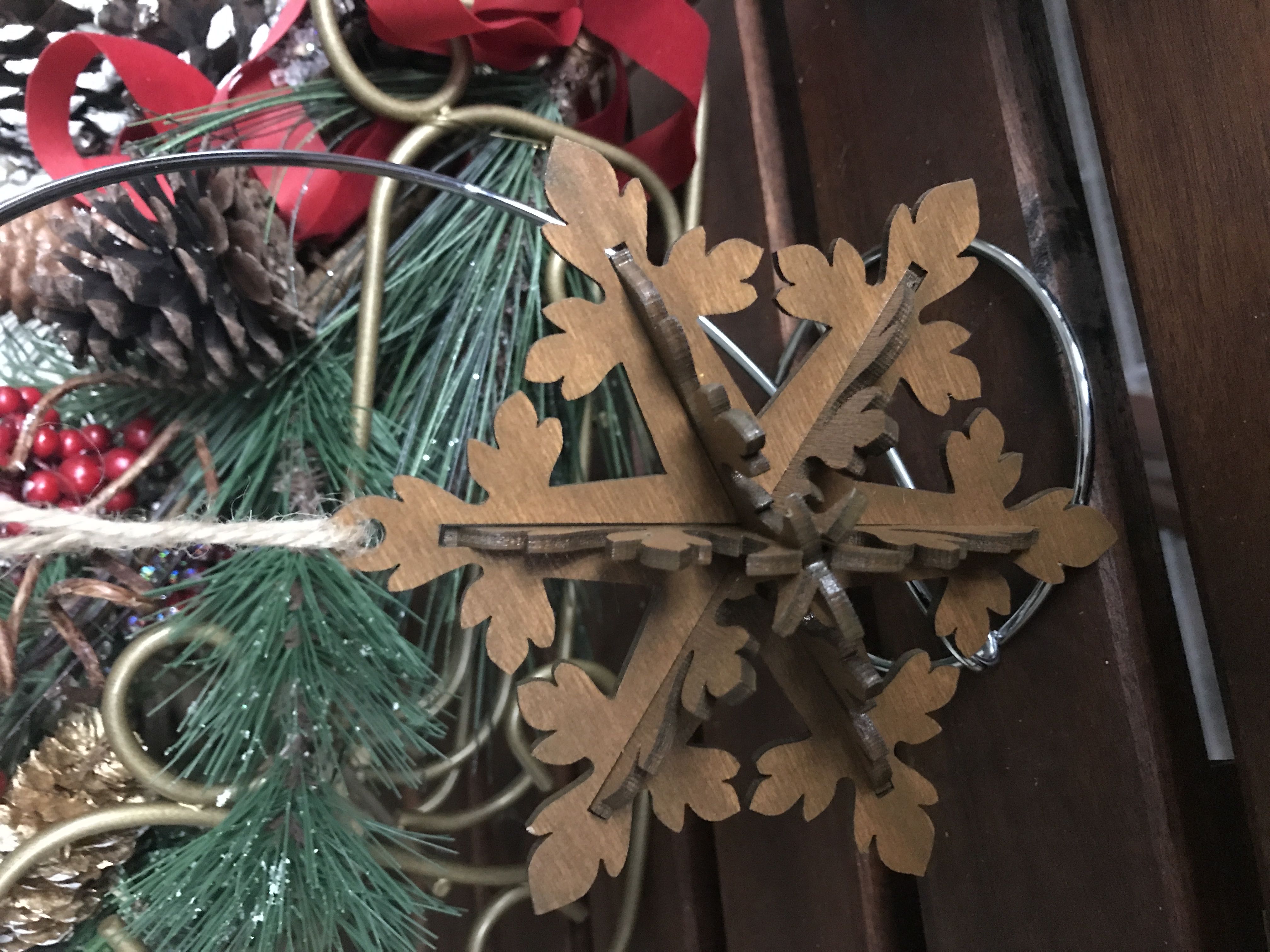 Candy And Ball Attached By Tinsel