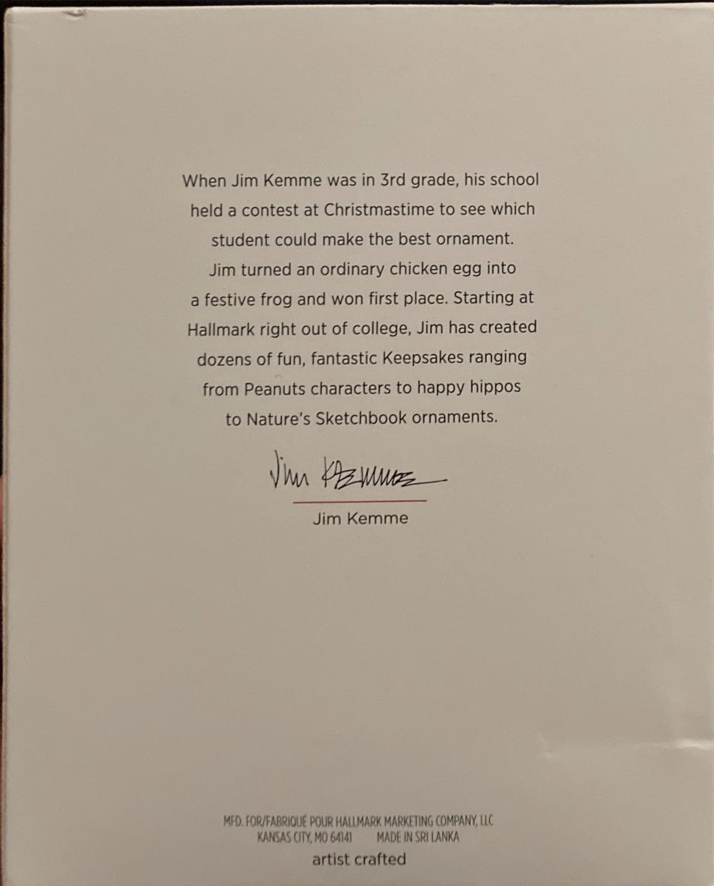 Frosty The Snowman - Hallmark Keepsake Ornament (Rankin Bass) ornament collectible [Barcode 763795405411] - Main Image 3