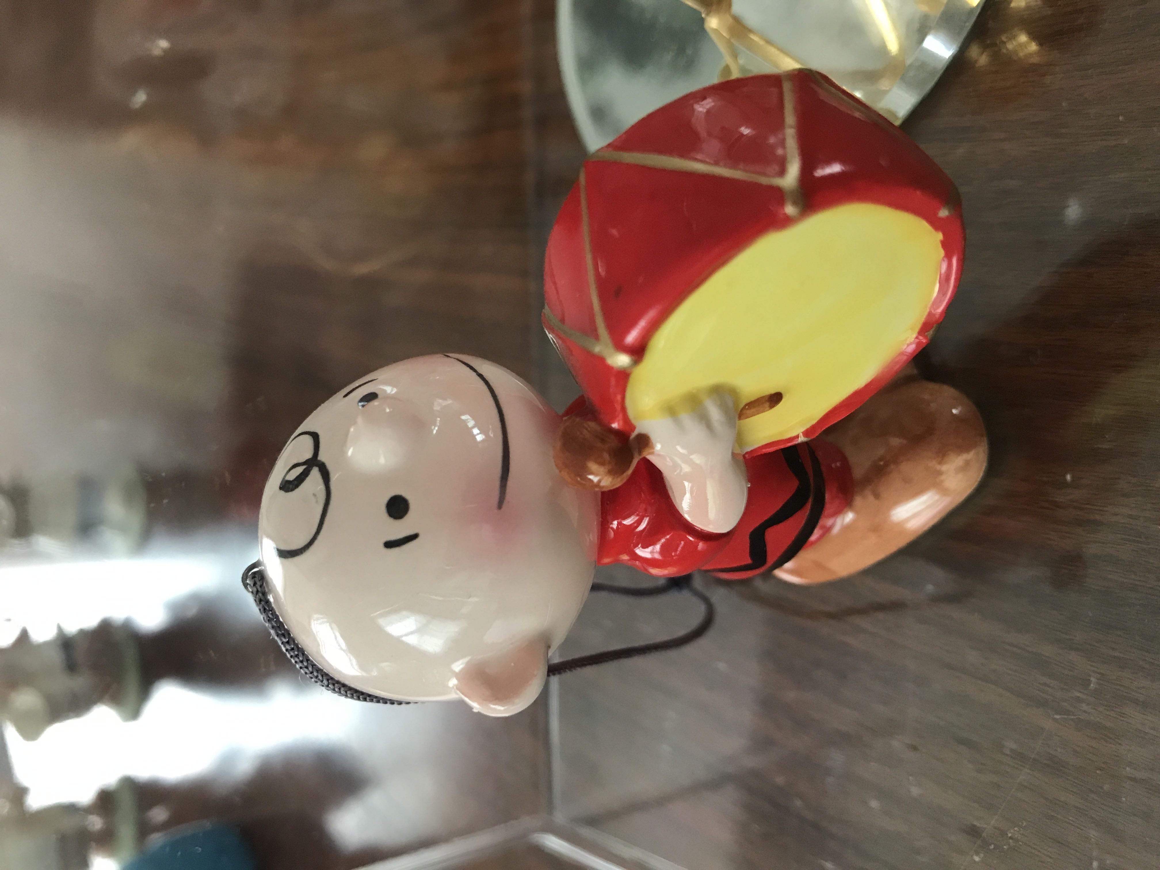 Charlie Brown With Marching Drum  (Peanuts) ornament collectible - Main Image 2