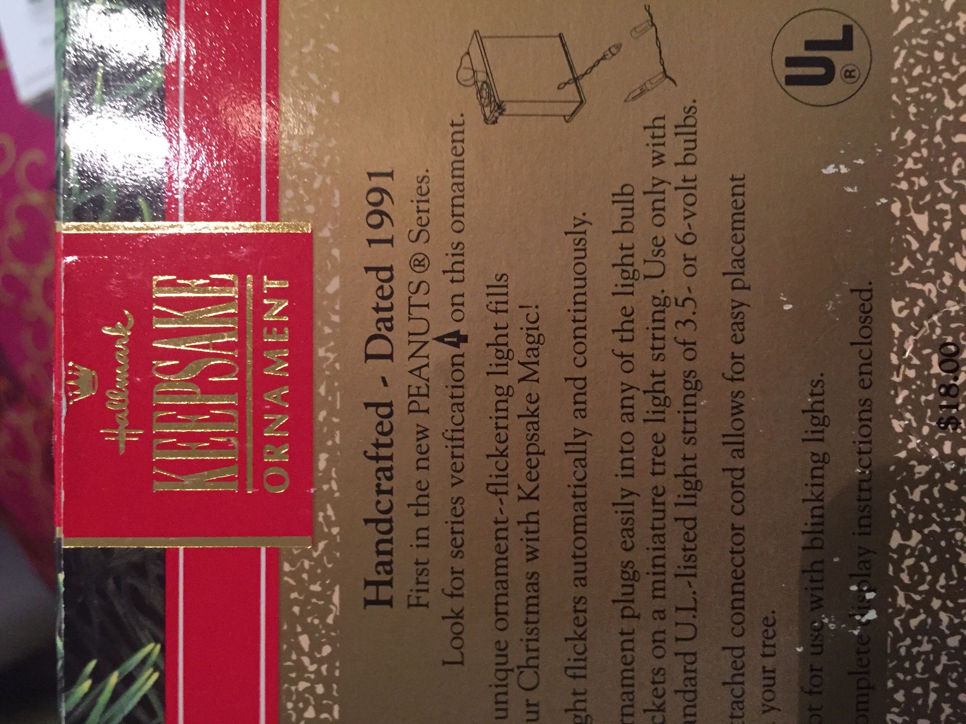 Peanuts - Peanuts (Magic Light) ornament collectible [Barcode 070000027536] - Main Image 2