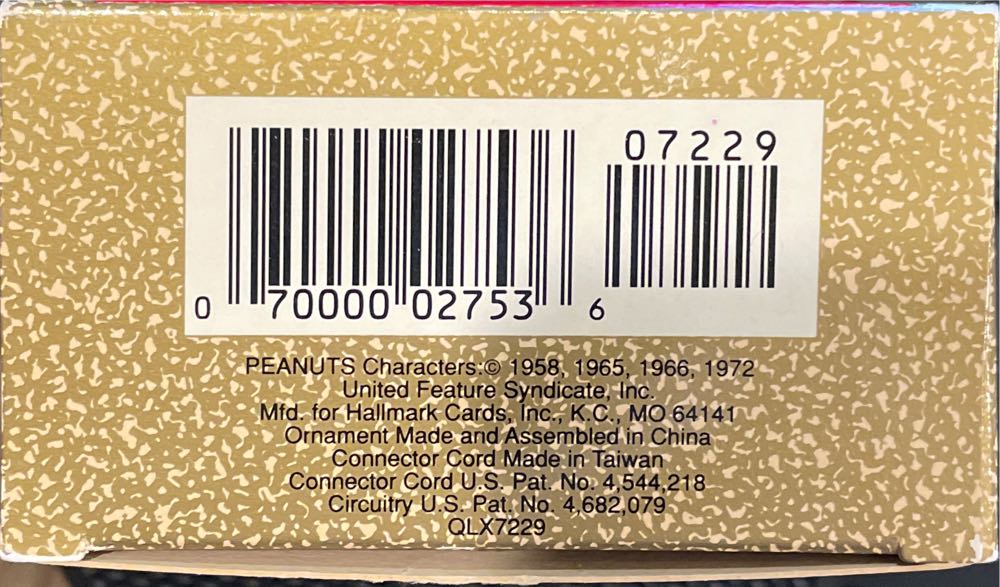 Peanuts - Peanuts (Magic Light) ornament collectible [Barcode 070000027536] - Main Image 3