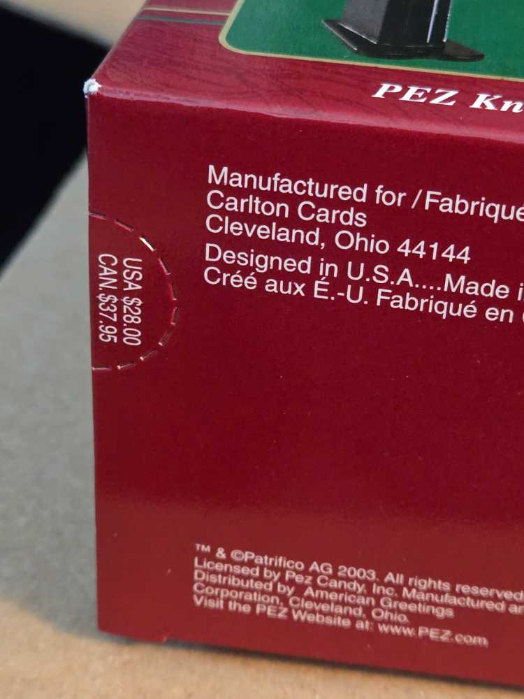 Carlton Cards Knight And Pony Pez - Pez (Candy) ornament collectible [Barcode 661526032458] - Main Image 4