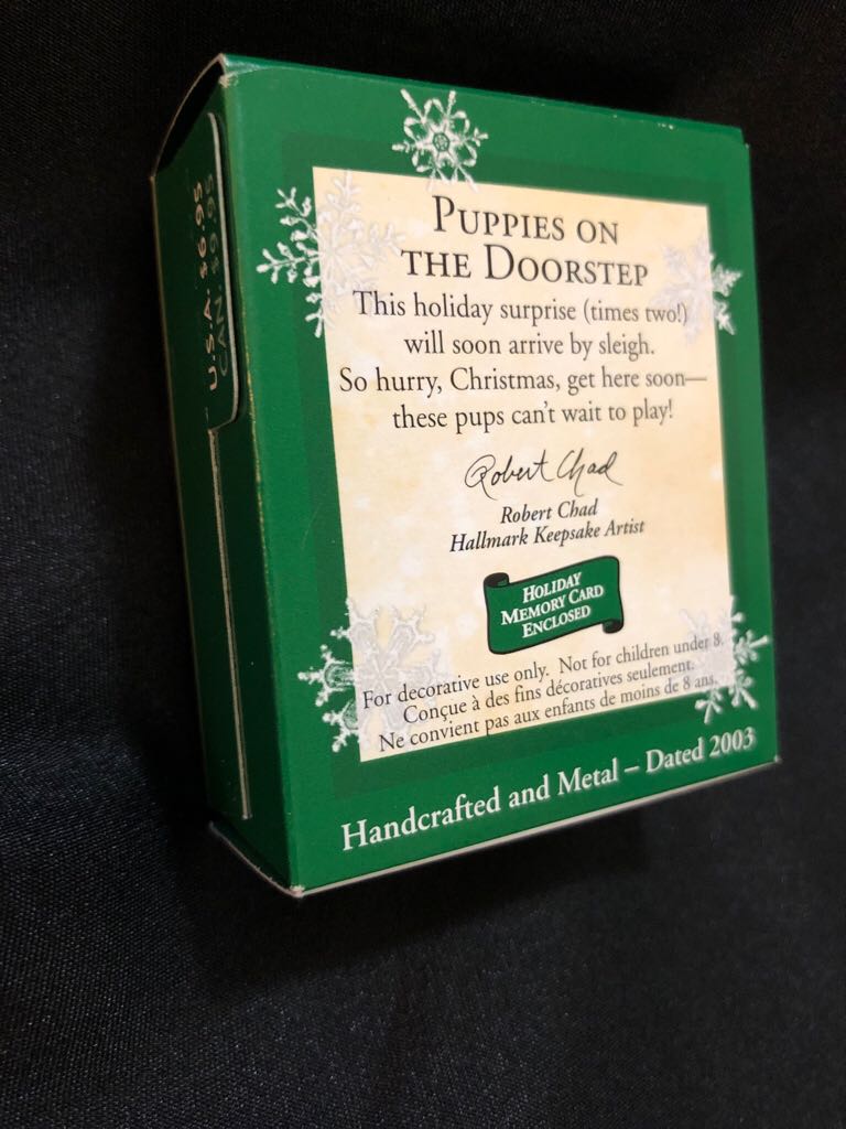 Puppies On The Doorstep - Puppies On The Doorstep (Wizard of Oz) ornament collectible - Main Image 2