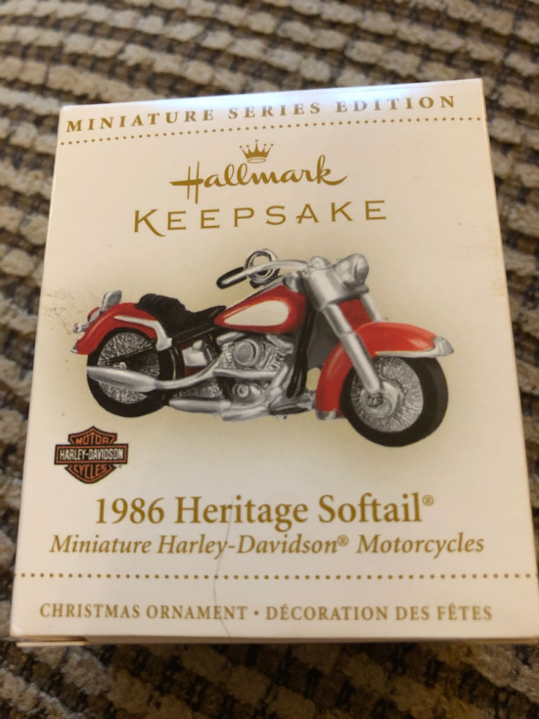 1986 Heritage Softtail - Harley-Davidson Miniature ornament collectible - Main Image 1