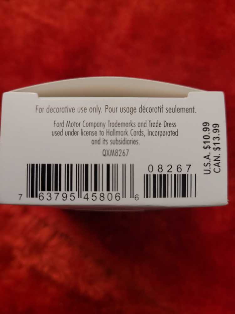 1966 Ford Mustang - Lil’ Classic Cars (Hallmark Keepsake Miniature) ornament collectible [Barcode 763795458066] - Main Image 4