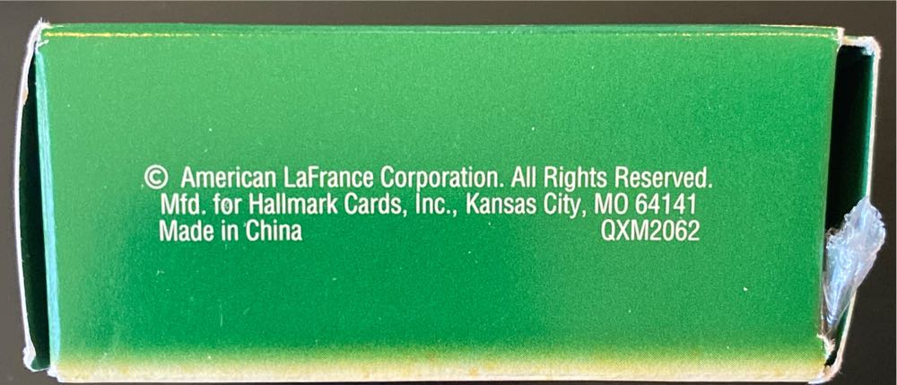 American LaFrance 700 Series Pumper - Fire Brigade Miniature (Minature) ornament collectible [Barcode 015012838596] - Main Image 3