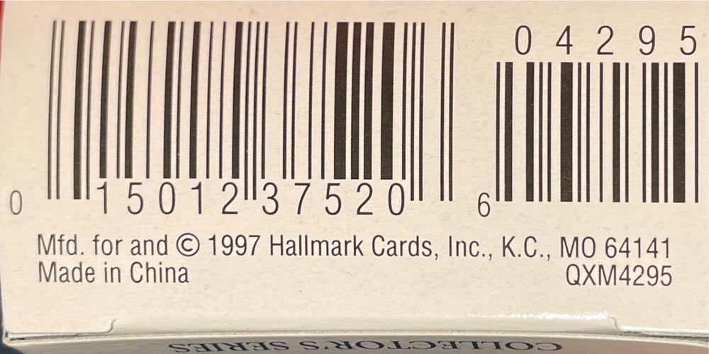 Miniature Centuries Of Santa #4 (1997) - Centuries Of Santa Miniatures (Santa, Mini) ornament collectible [Barcode 015012375206] - Main Image 4