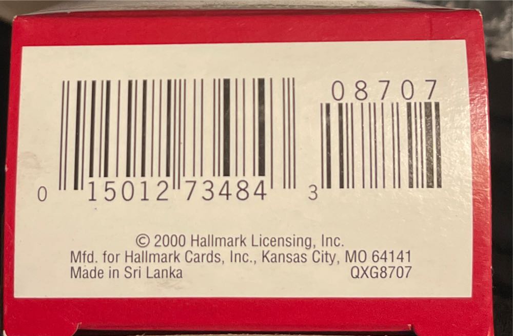 Child’s Third Christmas - Child’s Age Collection (Candy Cane) ornament collectible [Barcode 015012734843] - Main Image 4