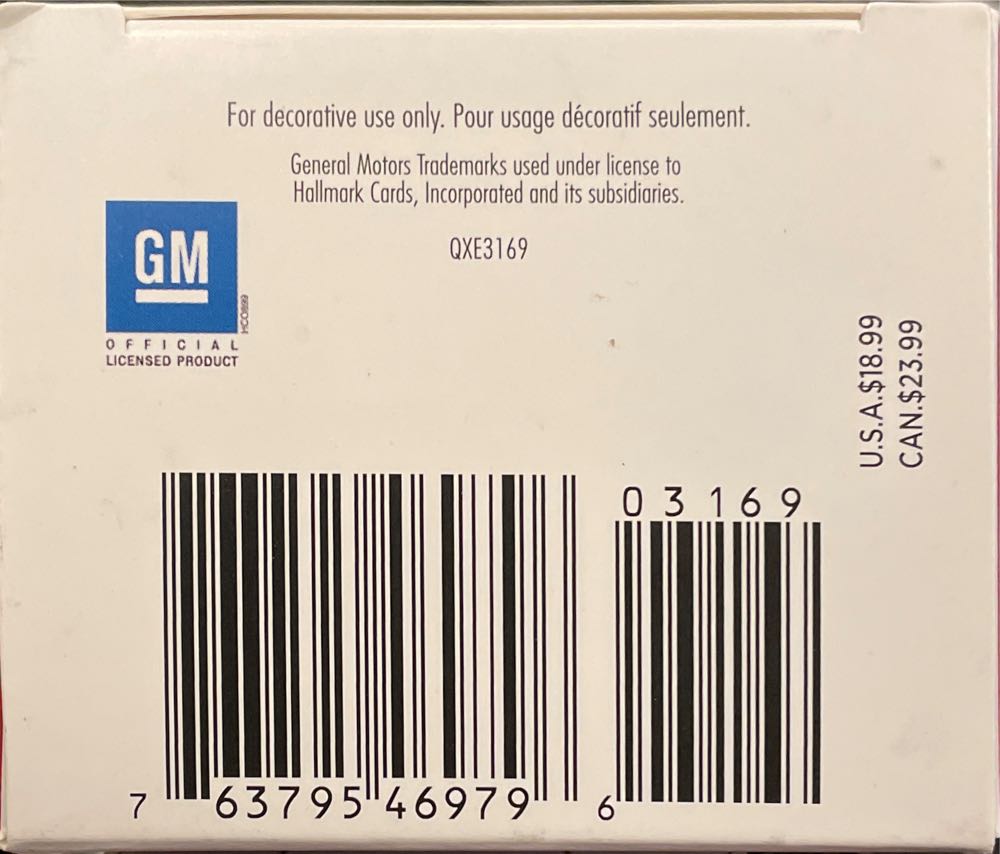 1969 Chevrolet Camaro ZL1 - 50th Anniversary (Limited Quantity) ornament collectible [Barcode 763795469796] - Main Image 3