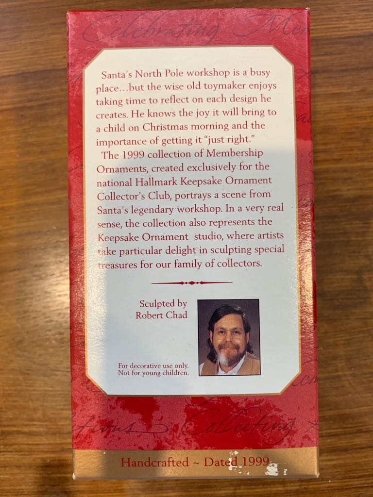 The Toymaker’s Gift - Membership Ornaments (Hallmark Club Exclusive) ornament collectible - Main Image 2