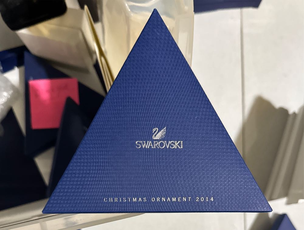 Swarovski Christmas Ornament 2014 - Swarovski Ornament (Large Clear Annual) ornament collectible [Barcode 768549598999] - Main Image 2