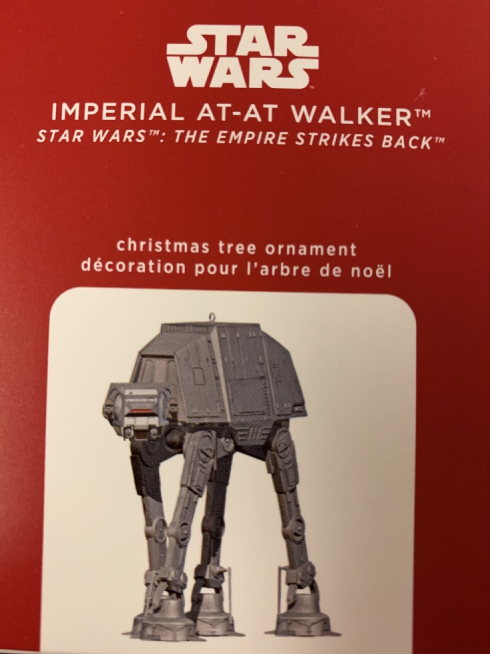 Imperial AT-AT Walker - Keepsake (Star Wars) ornament collectible [Barcode 763795609413] - Main Image 2