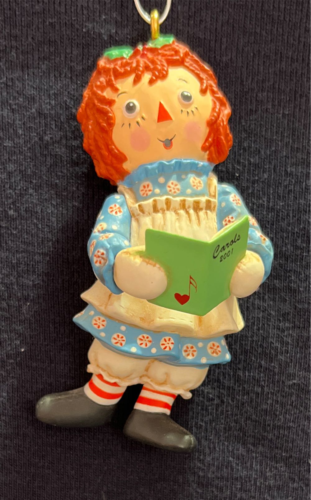 Raggedy Ann - Raggedy Ann and Raggedy Andy (Raggedy Ann & Andy) ornament collectible [Barcode 015012623567] - Main Image 3