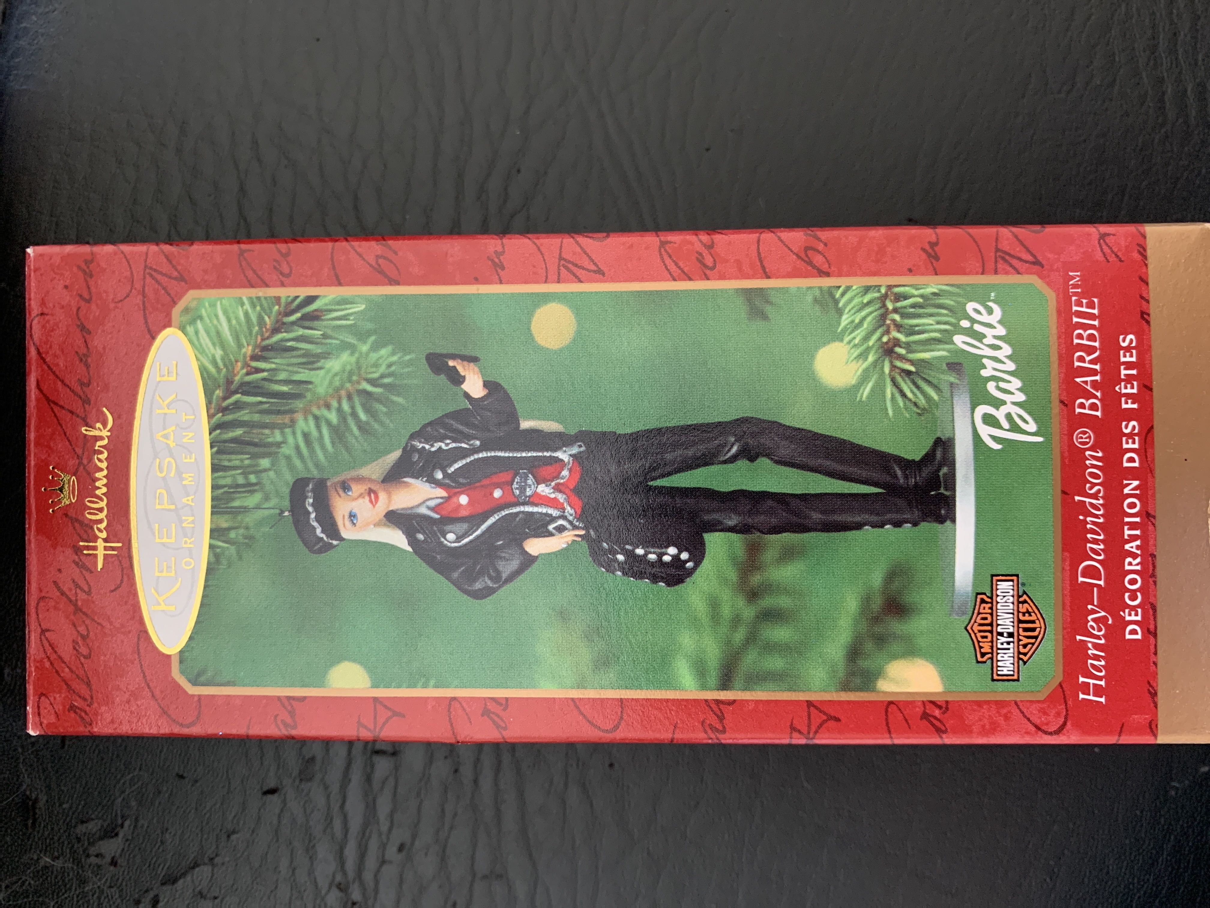 White bell with red and green border trim