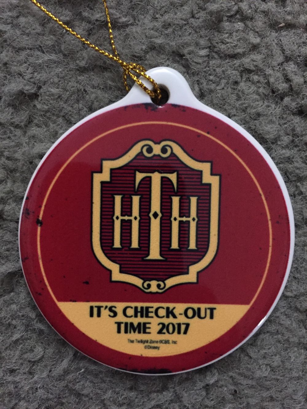 Disney: Hollywood Tower “Tower of Terror” Hotel Final Checkout (CA Adventure)  ornament collectible [Barcode 400000779737] - Main Image 2