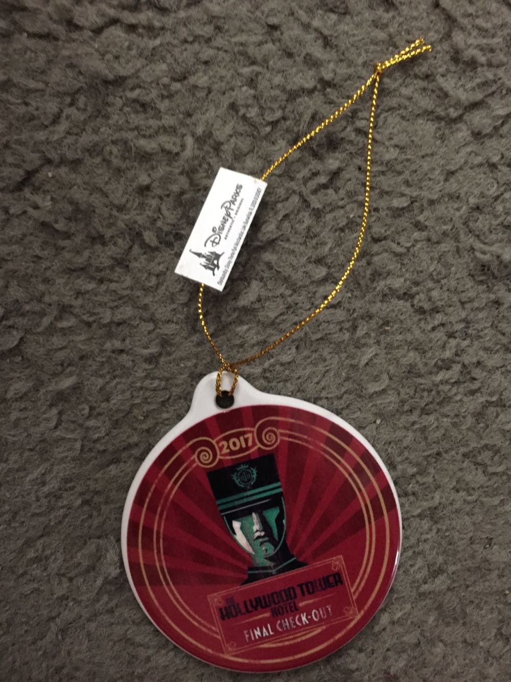 Disney: Hollywood Tower “Tower of Terror” Hotel Final Checkout (CA Adventure)  ornament collectible [Barcode 400000779737] - Main Image 3