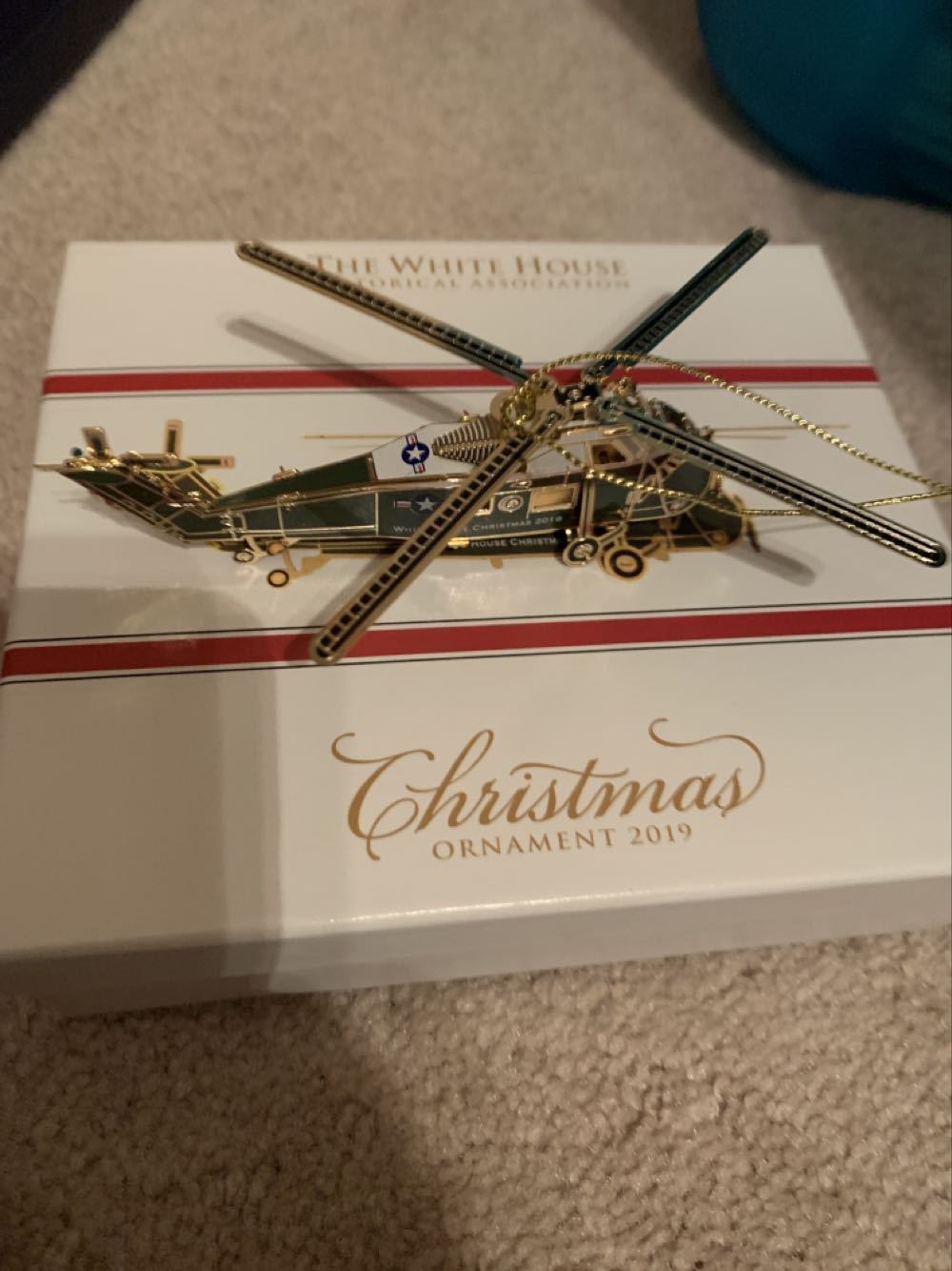 White House - 2019 - Dwight D. Eisenhower - White House Christmas Ornament (Dwight D. Eisenhower) ornament collectible [Barcode 634228604674] - Main Image 4