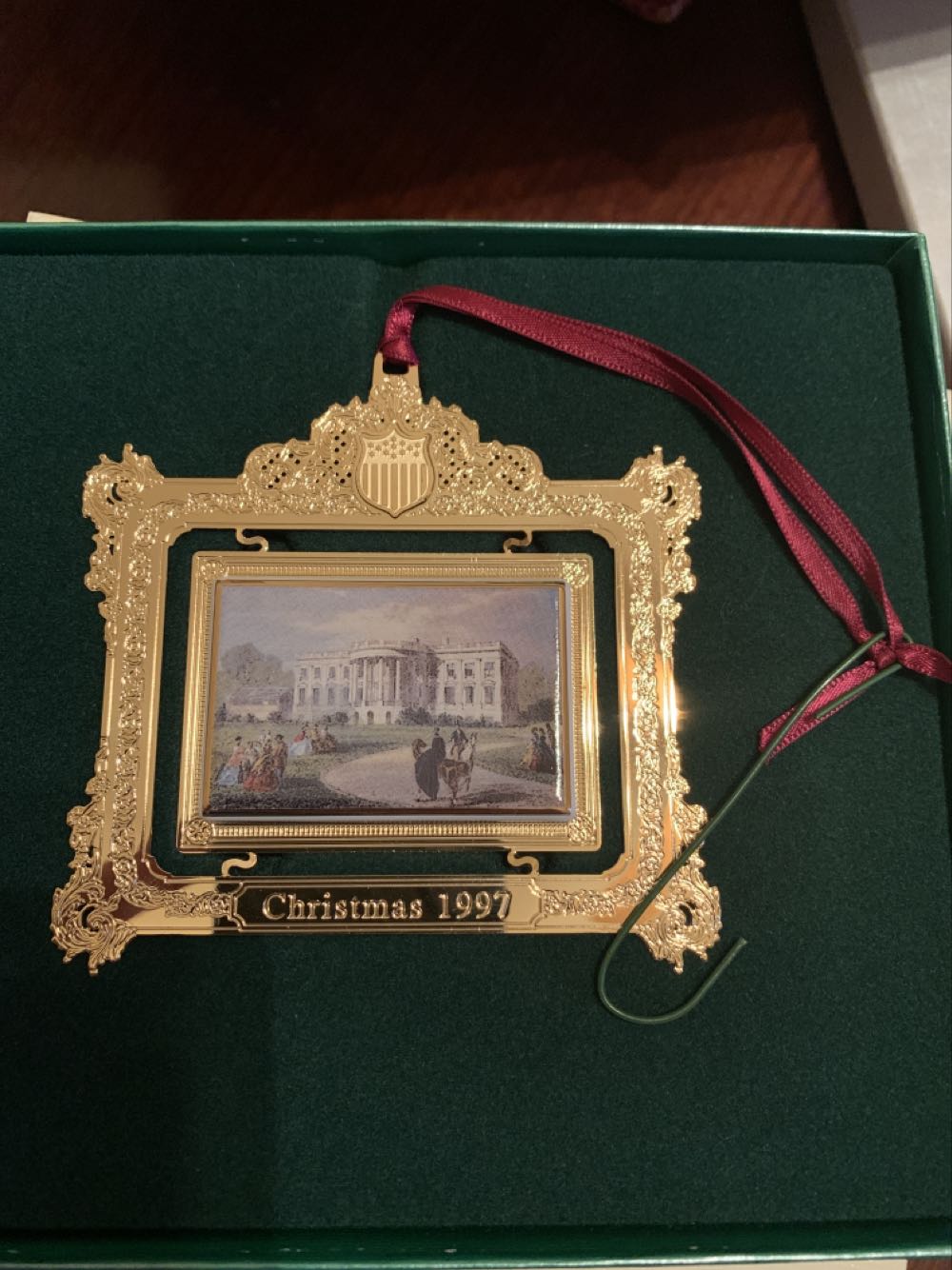 White House Christmas Ornament 1997 - White House Christmas Ornament ornament collectible - Main Image 2